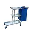 Dequ Zairen Stainless Steel Hotel Housekeeping Janitorial Cart