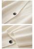 V-neck Women's Cashmere Cardigan - Autumn/Winter 2025, Loose Fit, Korean Style Wool Knitwear