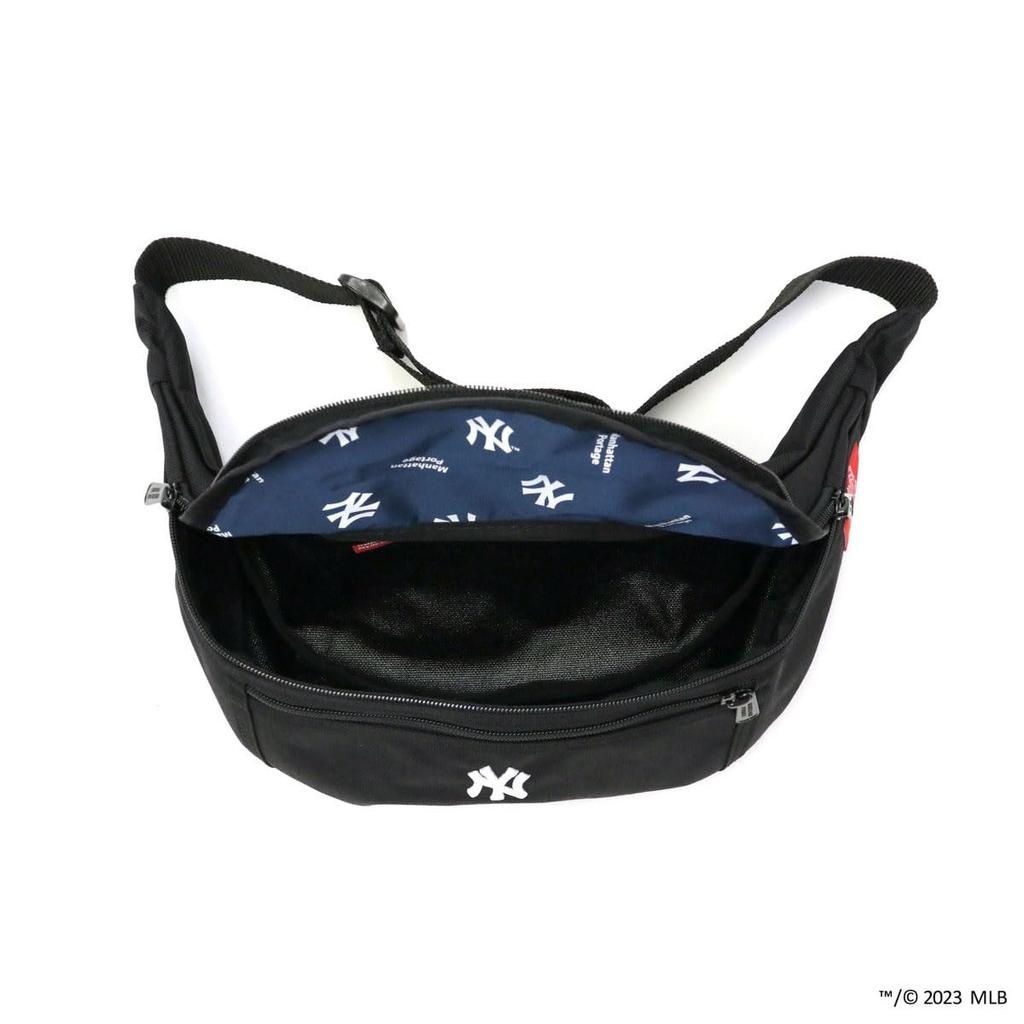 Оригинальный продукт Сумка на пояс MP1101MLBYANKEES Alleycat Сумка на пояс MLB YANKEES BLK [Manhattan Portage] [Официальный]