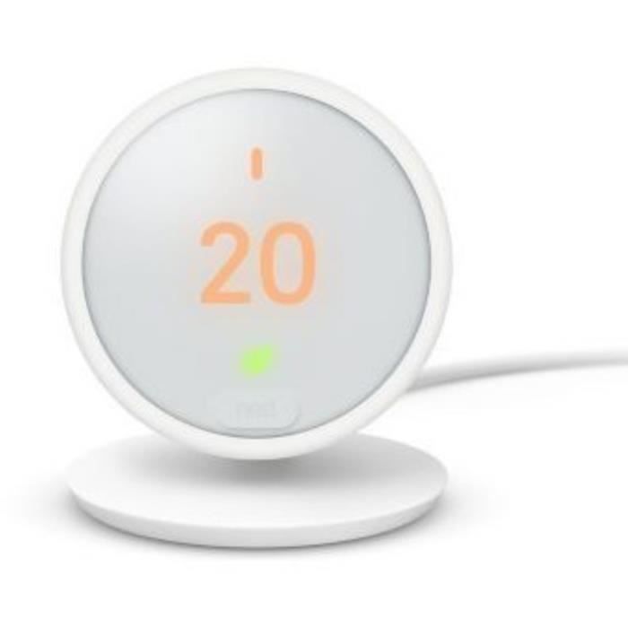 Google - thermostat - nest thermostat e - white