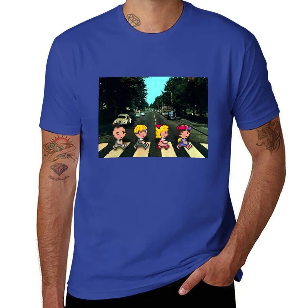 Earthbound Abbey Road T-Shirt graphics Blouse t shirts for pack