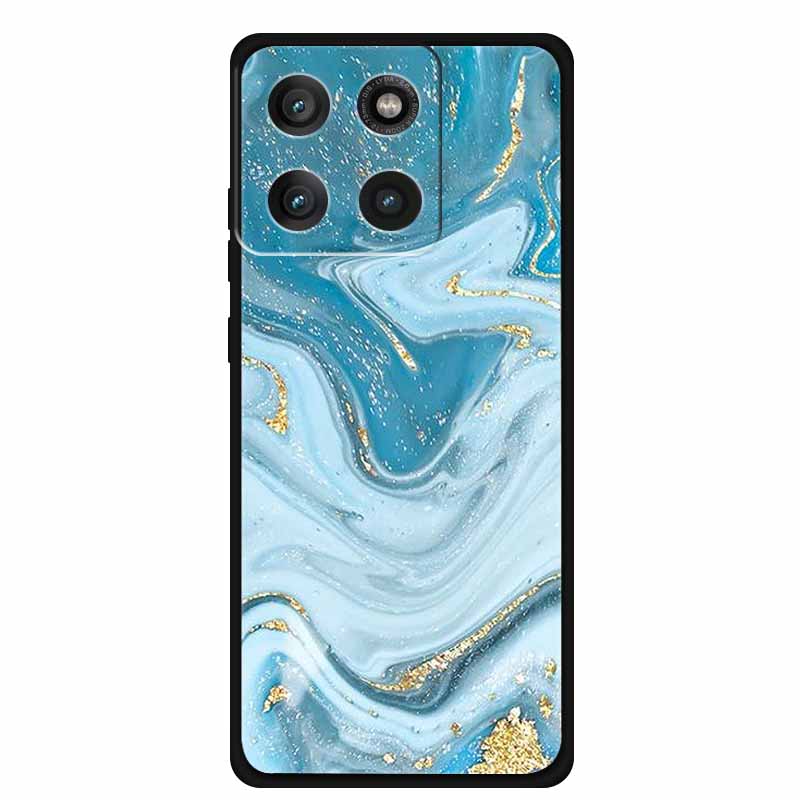 For Moto Edge 60 Pro Case XT2507-1 Coque Multi Colored Marble Pattern Soft Silicon Back Cover for Motorola Edge 60 Pro 5G Bumper