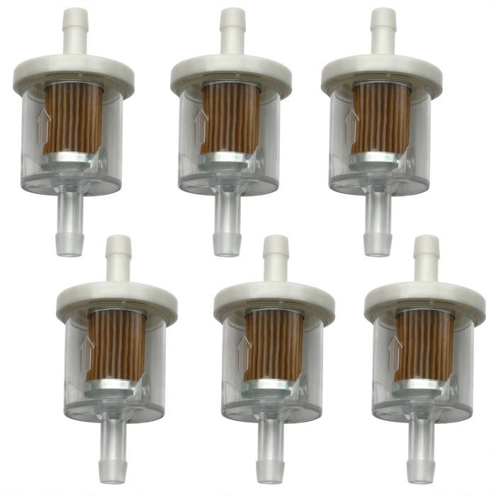 Filtre à carburant 40 microns filtre à carburant en ligne 1/4" Filtre à carburant de rechange pour Briggs Stratton 691035