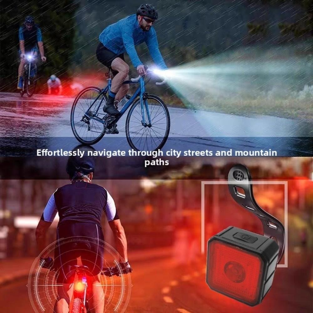 Quick Charging Bicycle Brake Tail Light High Brightness Cycling Accessories  Night Cycling