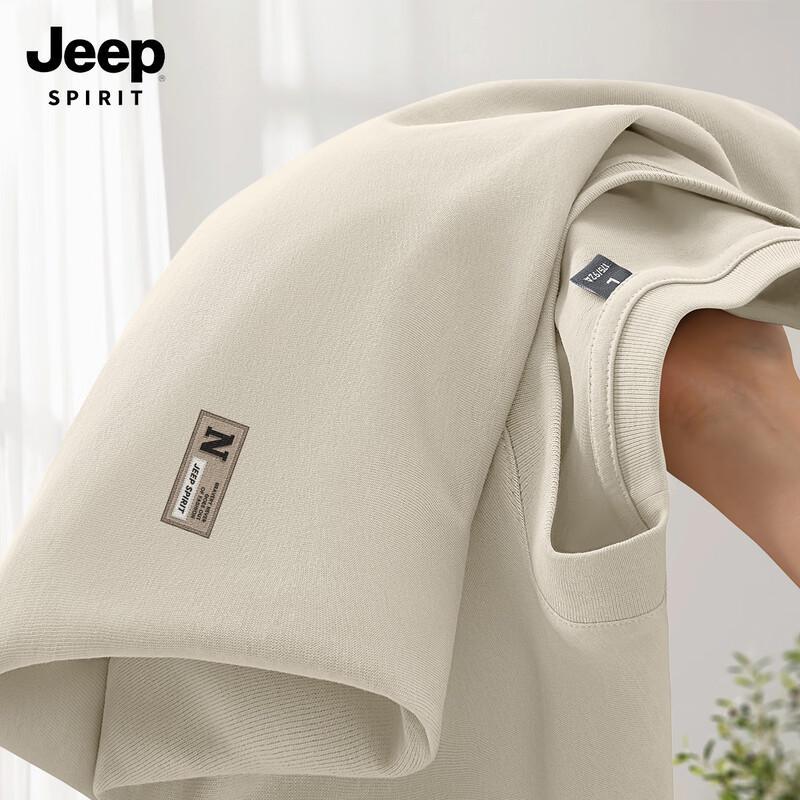 Мужская хлопковая футболка с длинным рукавом свободного кроя JEEP SPIRIT