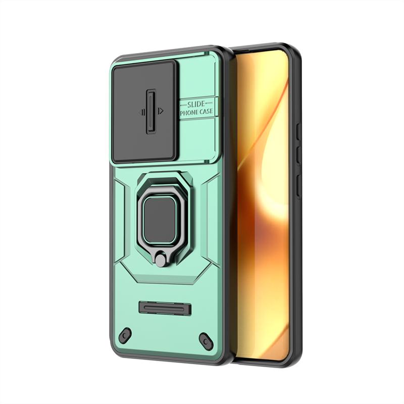 Чехол для телефона с выдвижным окном для Realme 15 Pro 5G, противоударный чехол с кольцом-держателем, магнитная крышка для Realme 15 Pro, чехол для Realme 15 Pro