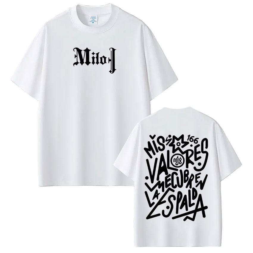 Rapper Milo J Fashion Graphic Tshirt Men Women Fashion Tshirt Summer Shortsleeved Loose Casual Harajuku Tshirts Streetwear