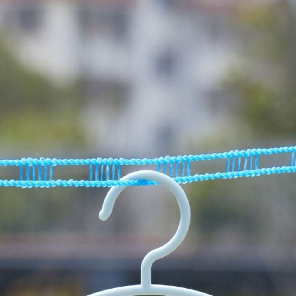 Windproof Washing Line 5m/8m/10m Camping Clothes Line Laundry Drying Travel Clothesline Backyard