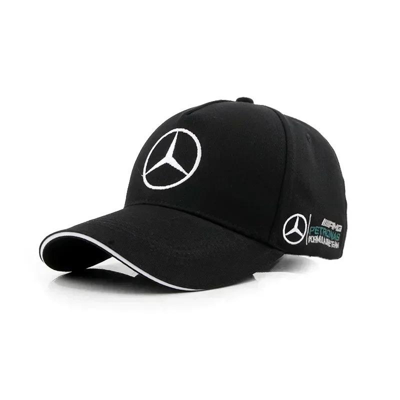 Embroidered Car Emblem Adjustable Racing Sport Baseball Hat Motorcycle Casual Cap For Mercedes Benz AMG W204 W205 W203 W211 W212 vvv1
