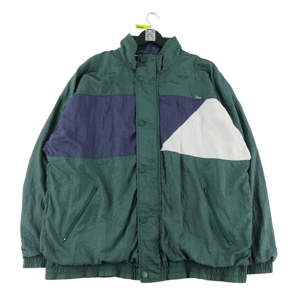 Seconde vie - Coupe-vent Homme Colorblock CD Vert - Bon état