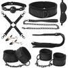 Сексуальные штучки для пар Kinky 8 Pic Сексуальное связывание - комплект BDSM Кровать связывание костюм, наручники зажим для сосков ремень манжета, комплект для взрослых пар секс-игрушка секс