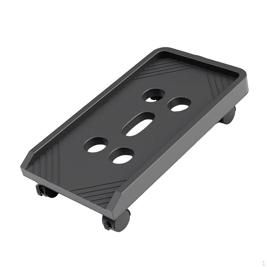Мобильная тележка-подставка на колесиках для корпуса компьютера (CPU Rolling Holder Stand Computer Mainframe Bracket with 4 Caster Mobile Cart PC)