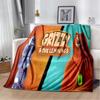 3D Grizzy and The Lemmings Cartoon Blanket,Soft Throw Blanket for Home Bedroom Bed Sofa Picnic Travel Office Cover Blanket Kids