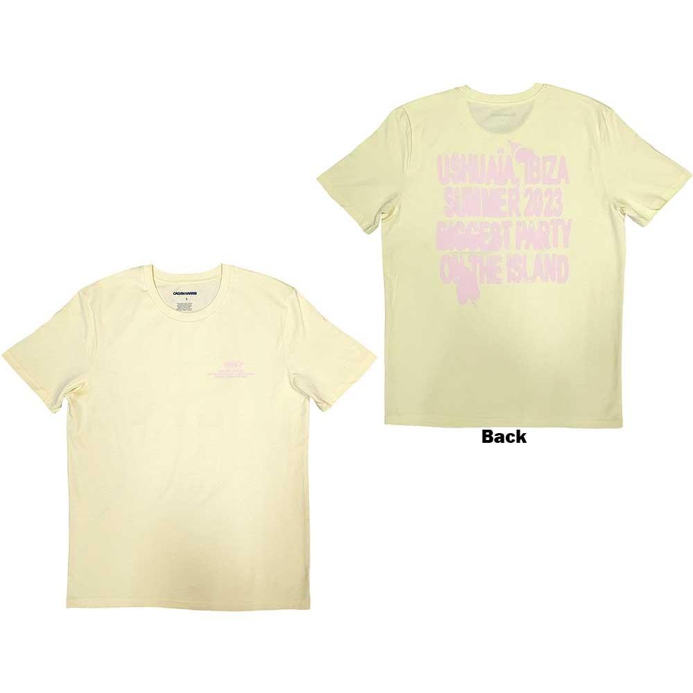 Calvin Harris T-Shirt: Summer '23 (Back Print & Ex-Tour) OFFICIAL NEW