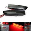 Black Smoked Rear Bumper Reflector LED Brake Light For Toyota Avensis Alphard Previa