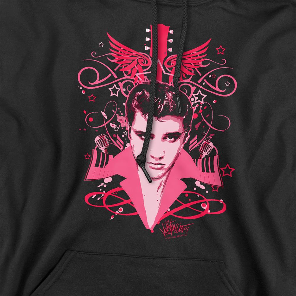 Elvis Presley Unisex Adult Lets Face It Hoodie