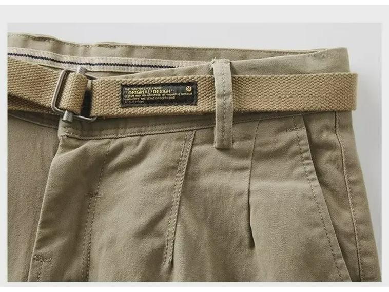 Мужской японский повседневный комбинезон из эластичного хлопка с широкими штанинами - тренд весны/осени