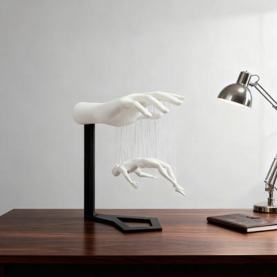 Подвешенная фигурка чувака, напечатанная на 3D-принтере, парящая статуэтка человека, скульптура, художественное современное украшение для дома, офиса, полки, стола