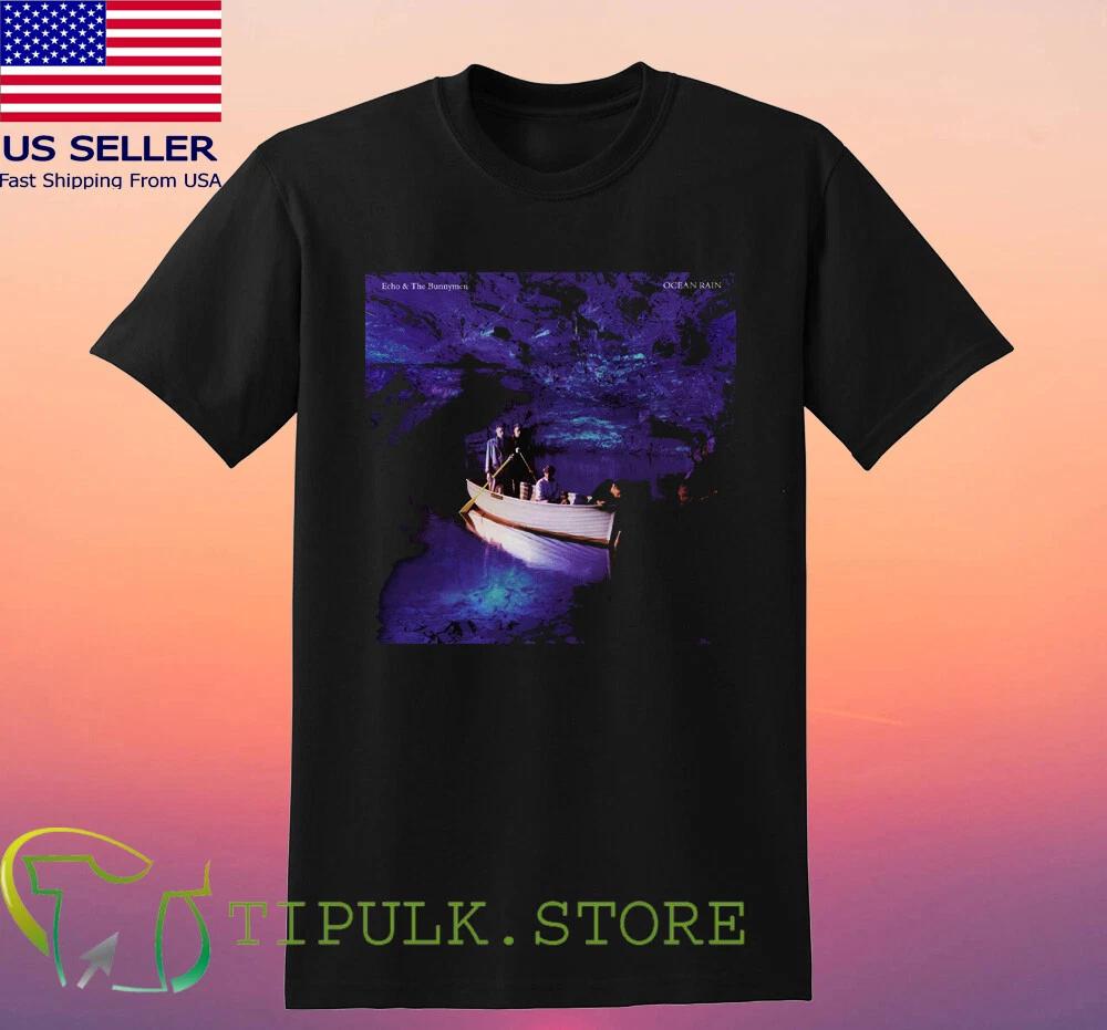 Echo And The Bunnymen Ocean Rain Мужская Черная Размер S-5XL