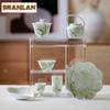 2pc/lot Hand-painted Plum Blossoms Teacup Antique Tea Bowl Cute Cup Tea-tasting Smelling Cup Jianzhan Master Cups Teaset 60ml