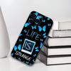 L-Life Is Strange Blue-Game Phone Case For iPhone 17,16,15,14,13,12,11 Plus,Pro Max,XS,Soft Silicone Black Cover