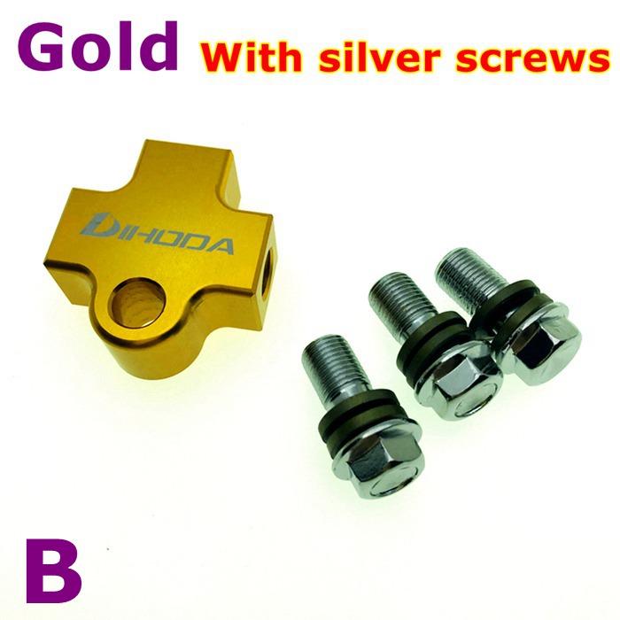 Universal Motorcycle Modified Hydraulic Brake Hose Line CNC Pipe Tee Connector Tee Coupling Tee Fitting 3 way Adapter