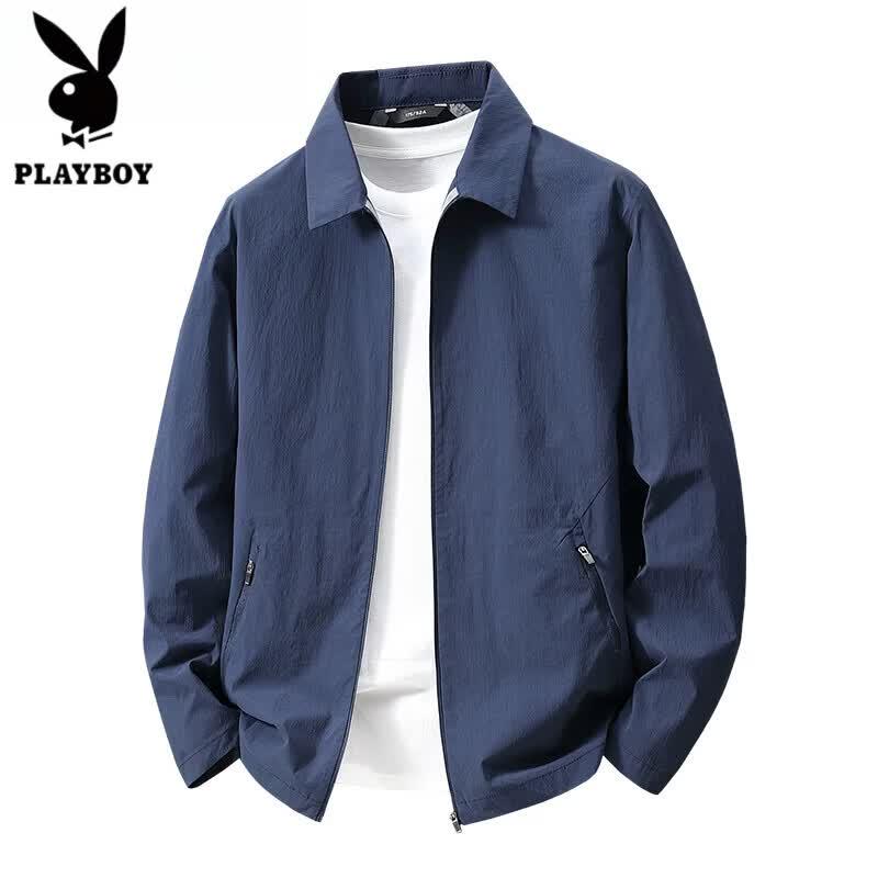 PLAYBOY Мужская куртка с лацканами, быстросохнущая, защита от солнца