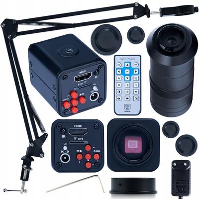 Rosfix Набор Микроскопическая Камера Norma Black PRO – 1080P | Регулируемая Стойка и Объектив 100x ODM-100X | Серия Planets PRO