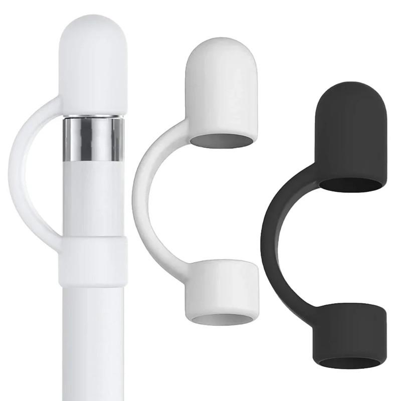 FONKEN 4/2/1PCS Anti-lost Pencil Cap Protective Cover for Aple iPencil 1st Gen Soft Silicone Stylus Pen Protector Holder