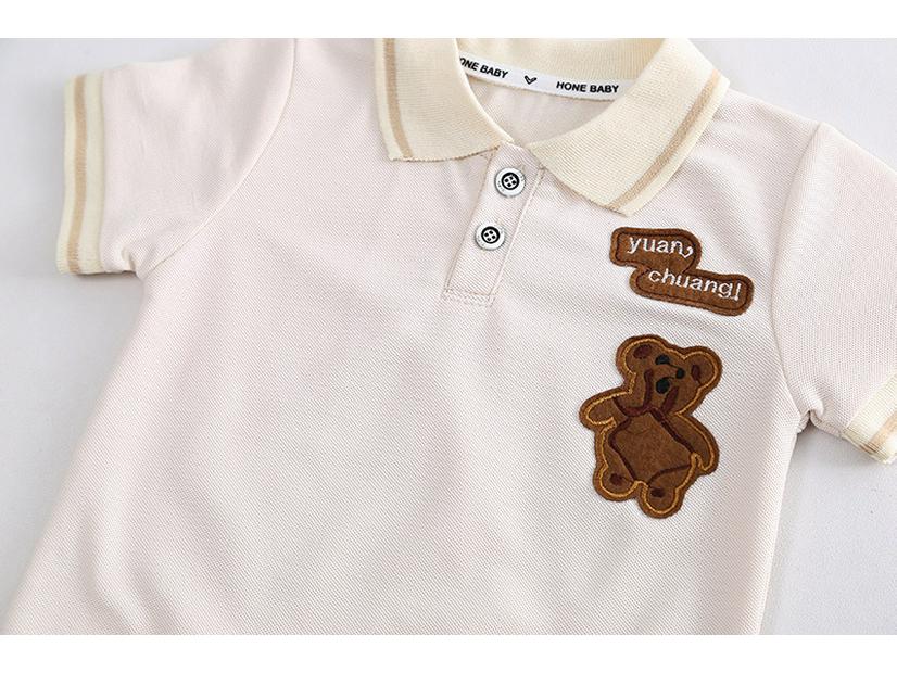 Boys' 2023 Summer Polo Two-Piece Suit – Stylish Short-Sleeved Sportswear