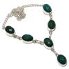 Emerald Natural Gemstone Handmade Christmas Gift Jewelry Necklace 18" C5e45