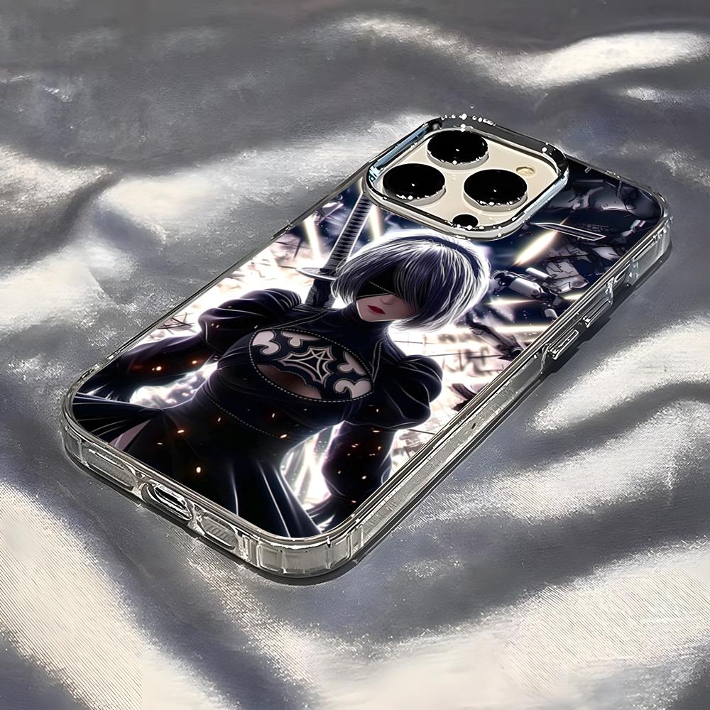 Чехол для телефона N-NieR A-Automata для IPhone 17 Pro Max 16 15 14 Pro Max IPhone 13 Pro Max 11 Plus Прозрачный чехол