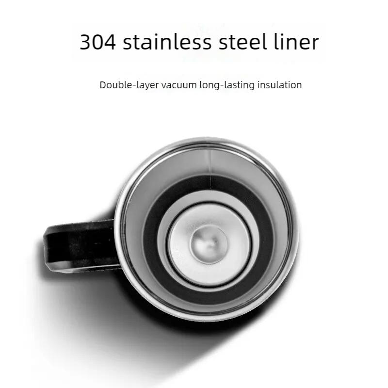 40 унций 1200 мл Термостакан с ручкой и соломинкой, Термокружка с двойными стенками, Дорожная кофейная кружка, Подарок