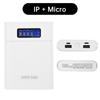 Корпус Power Bank Держатель для аккумуляторов 18650 18650*4 5V Двойной USB Цифровой дисплей Зарядка DIY Корпус для мобильного телефона Коробка для хранения аккумуляторов