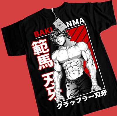 Baki the Grappler Hanma Yujiro Tshirt NewTopBest View Unisex Black Gift Shirt