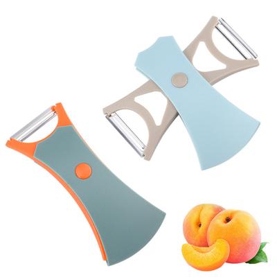 Овощечистка 2 в 1 для фруктов и овощей, лезвие из нержавеющей стали, вращающаяся