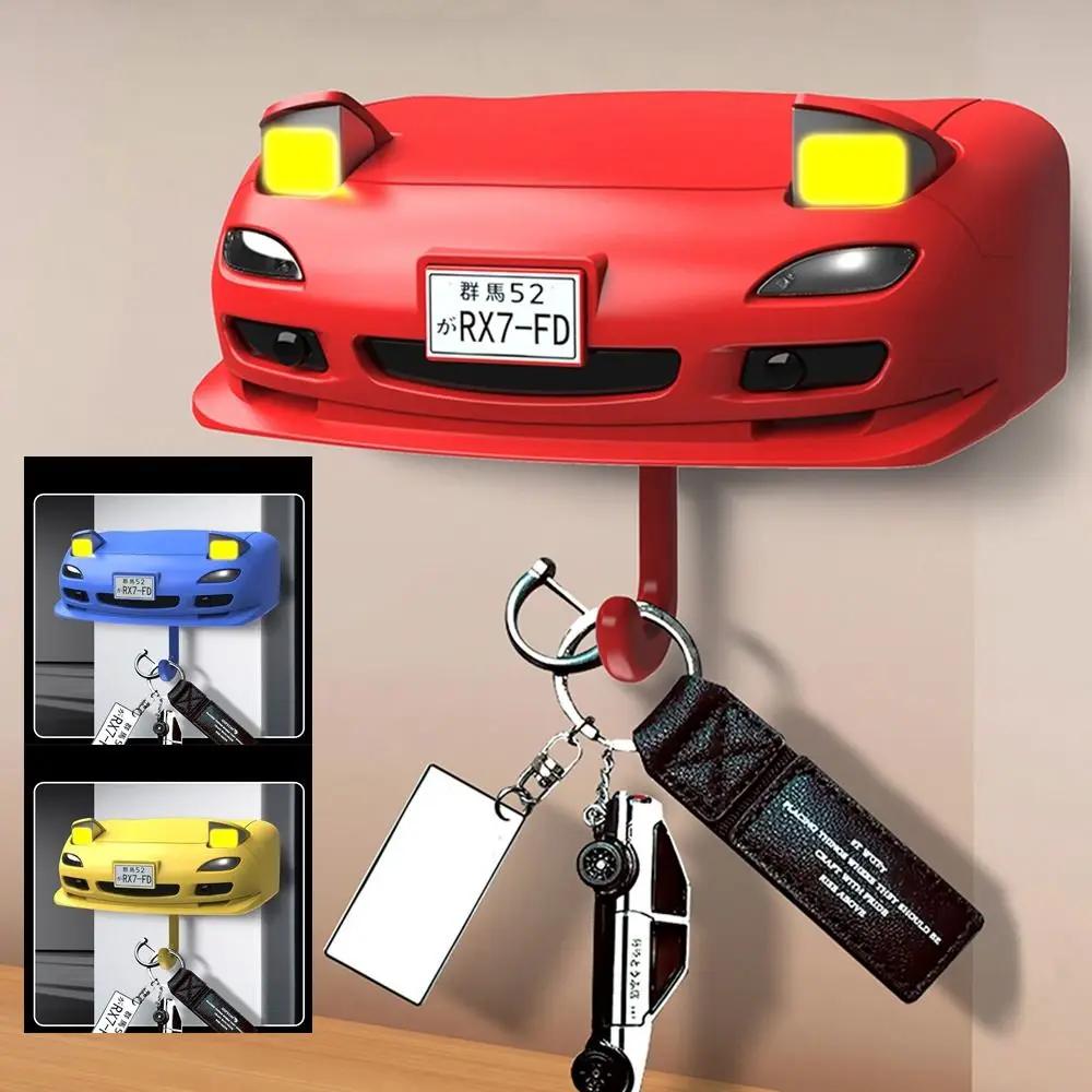 Новый Светящийся Начальный Автомобильный Открывающий Фары Брелок-держатель Прочный Практичный Держатель для Ключей Настенное Крепление Крючки для Ключей в Прихожую
