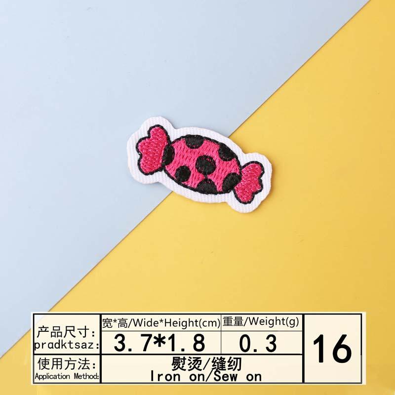 Согласно Вышивка Вышивка Ткань Наклейка Компьютерная Вышивка Глава Хэллоуин Темный Мультфильм Котенок Тыква Одежда Декоративная Заплатка Заплатка Ткань