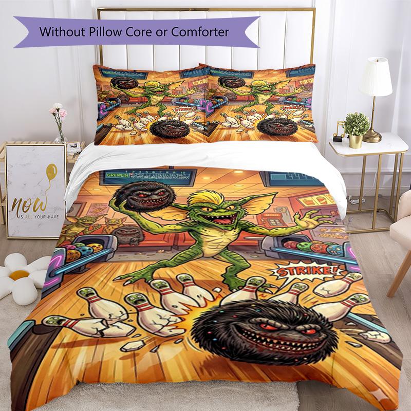 Gremlins Quilt Cover Set Suitable for Living Room Lightweight Christmas Gift