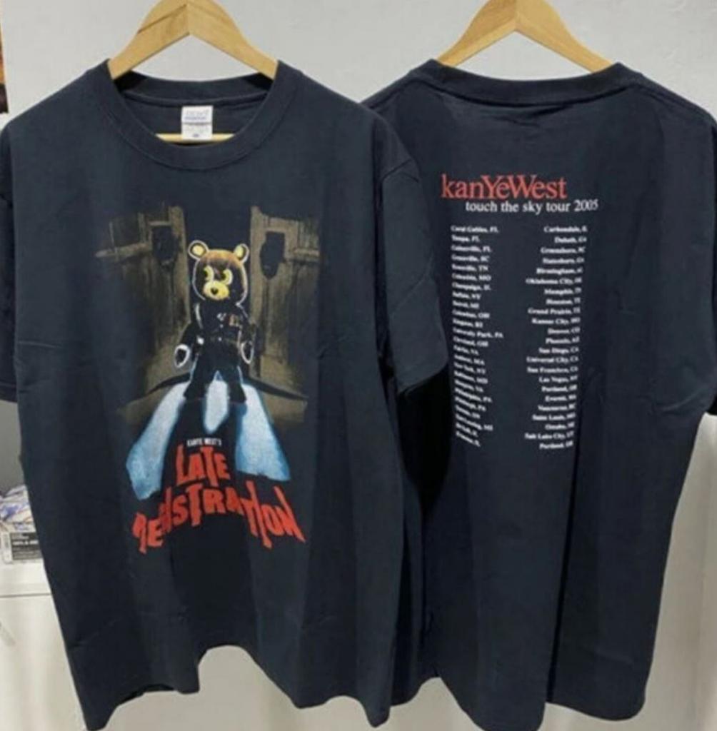 РЕДКИЙ!! Kanye West Late Registration 2005 Винтажная футболка Унисекс S-4XL Подарок для фанатов