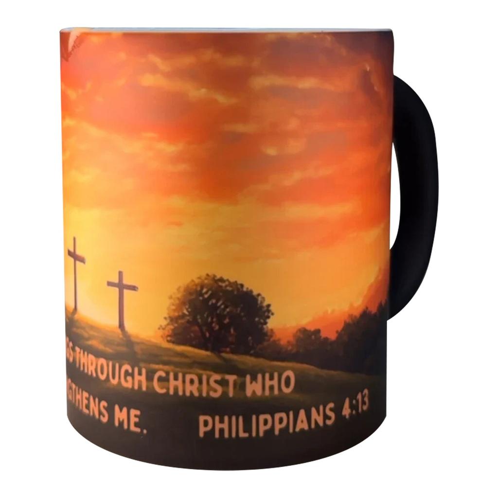 Scripture Verses Mug Coffee Cup Heat Discoloration Water Cup