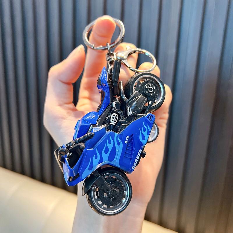 Креативный брелок-мотоцикл HuiLi и крутой брелок-подвеска для рюкзака