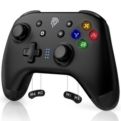 Беспроводной контроллер EasySMX Switch, совместимый с программируемой кнопкой Nintendo Vibration Switch/Lite/OLED Android/IOS/ПК (белый) (черный)