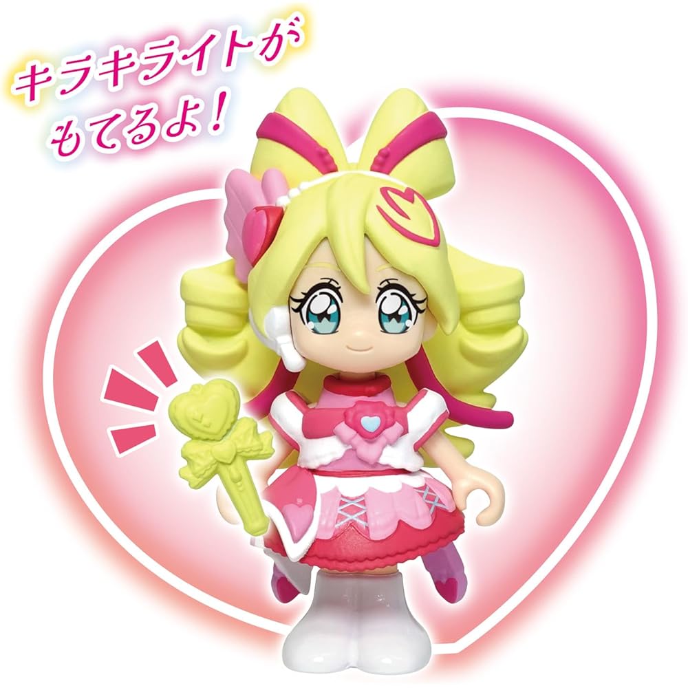 Кукла Bandai Cure Idol из серии Kimi to Idol Precure в ярком наряде и с аксессуарами Коллекционная игрушка