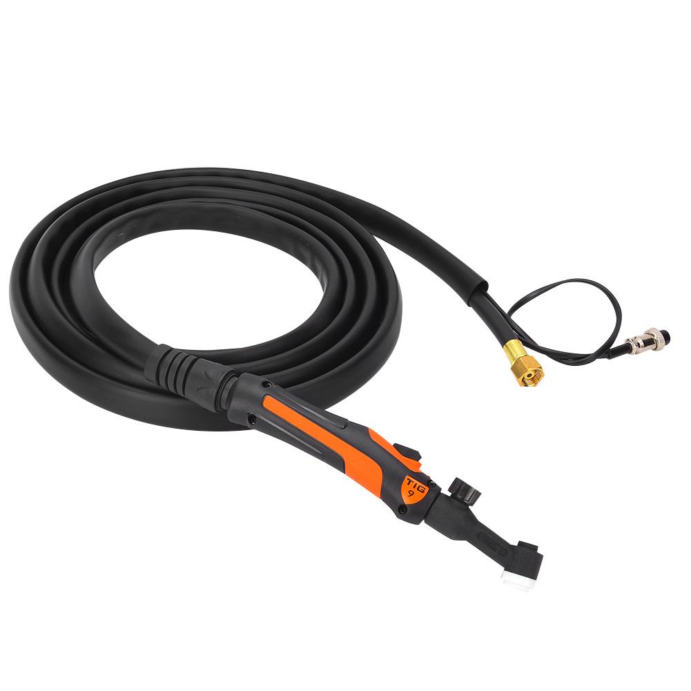 Комплект сварочного пистолета TIGWP9VF с гибкой головкой клапана, эргономичная сварочная горелка