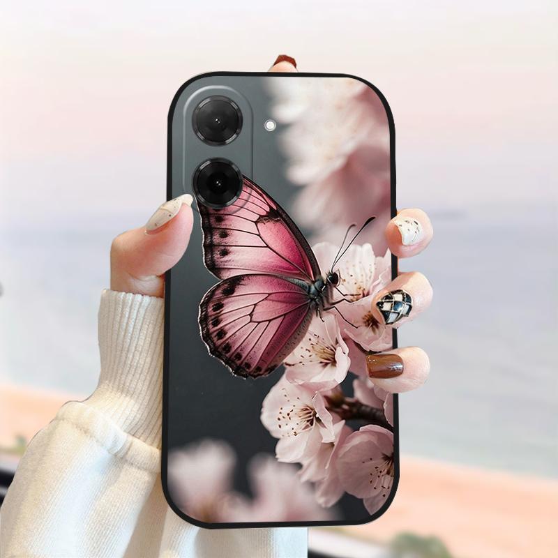 Для Xiaomi Poco C71 Чехол 25028PC03I 25028PC03G Силиконовый Мягкий ТПУ Чехол для Телефона Для Redmi A5 4G Модный Роскошный Защитный Чехол