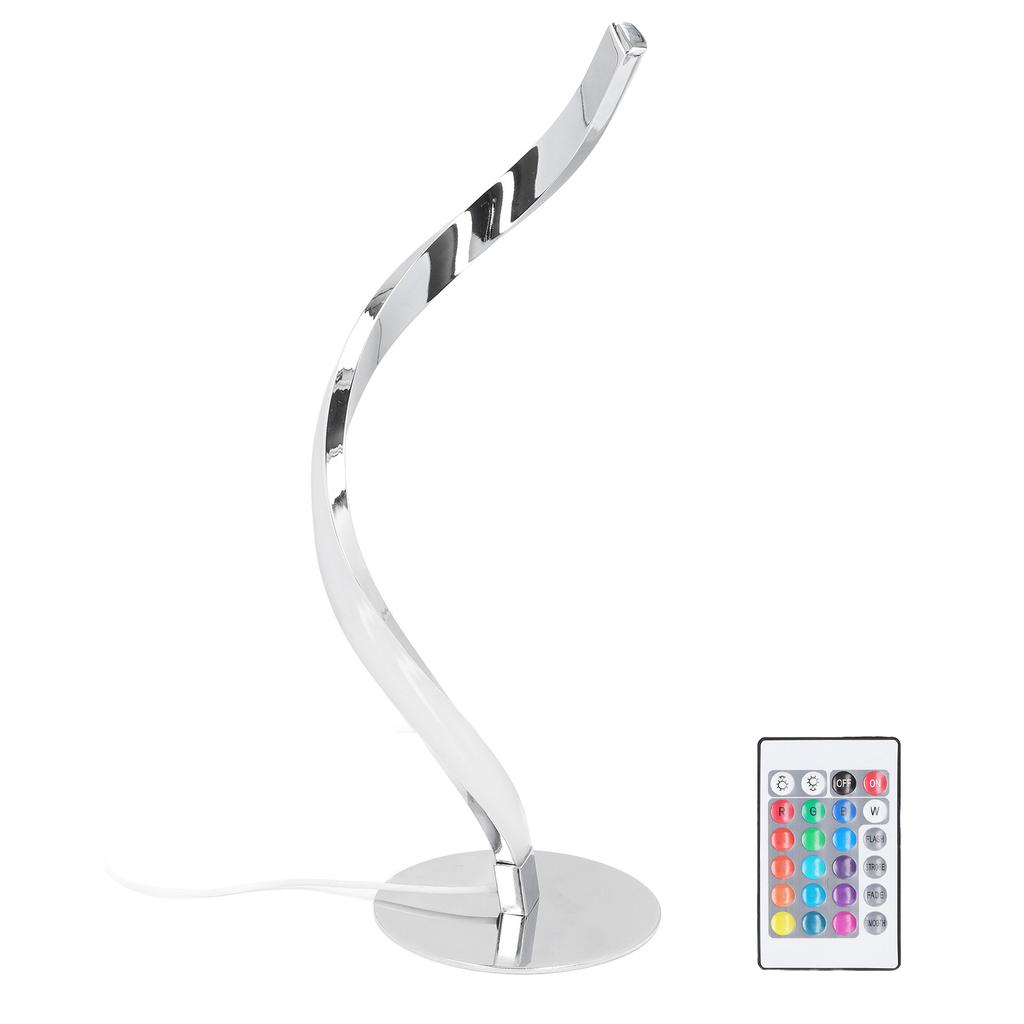 Современная спиральная настольная лампа многофункциональная RGB современная прикроватная тумбочка для спальни гостиной