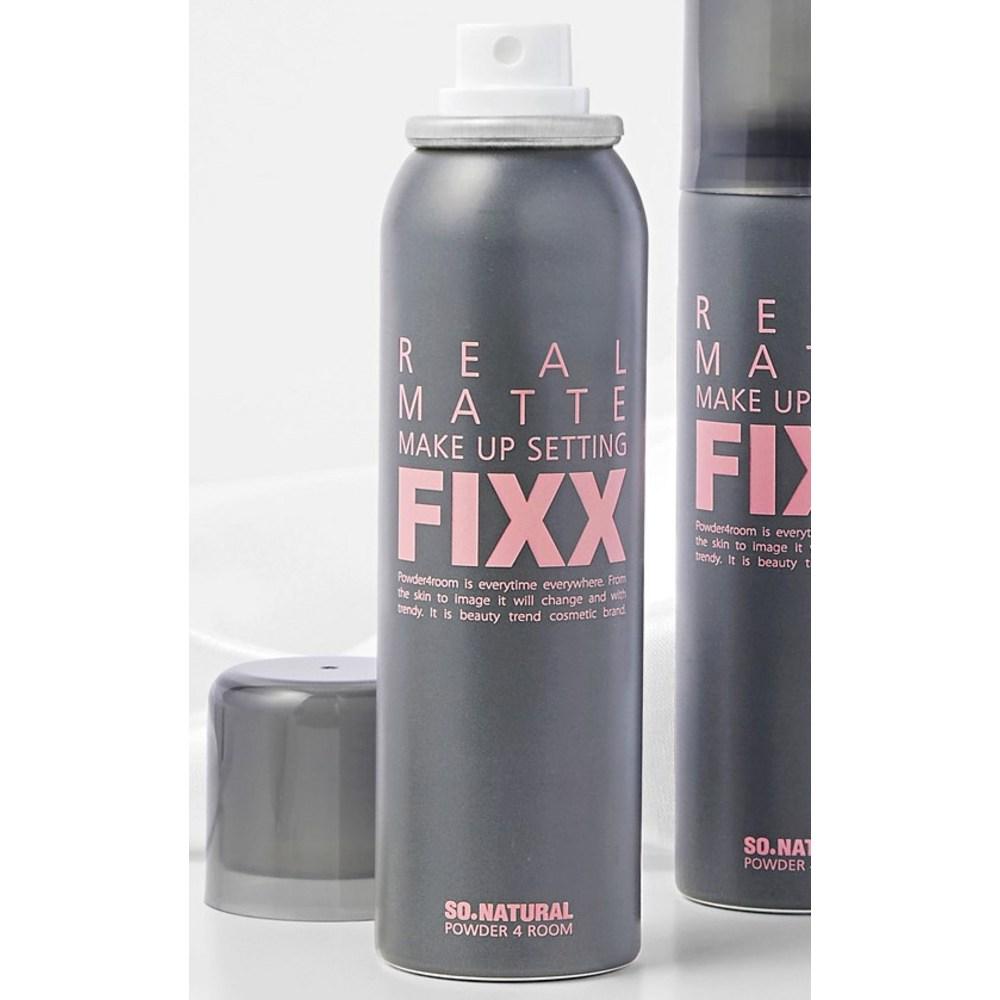 SO NATURAL Фиксатор для фиксации макияжа Real Matte, 75 мл, 3 шт.