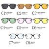 1/2PACK Classic Oversized Men Sunglasses Vintage Retro Double Bridges Women Glasses UV400 Outdoor Sports
