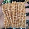 Желтый Халцедон и Кварц с Рутилом, Круглые Бусины для DIY Украшений